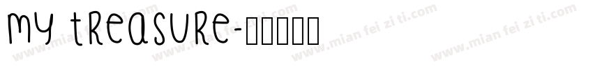 my treasure字体转换